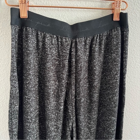 NWT Victoria's Secret Pink Gray Sweat Pants Lounge Dorm Leisure Thick Elastic S - Picture 7 of 8